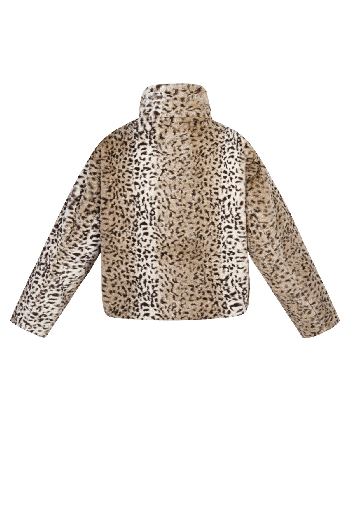 Dames Jas Luipaardprint Warm en Comfortabel