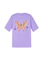 T-shirt Oversized Vlinder Print