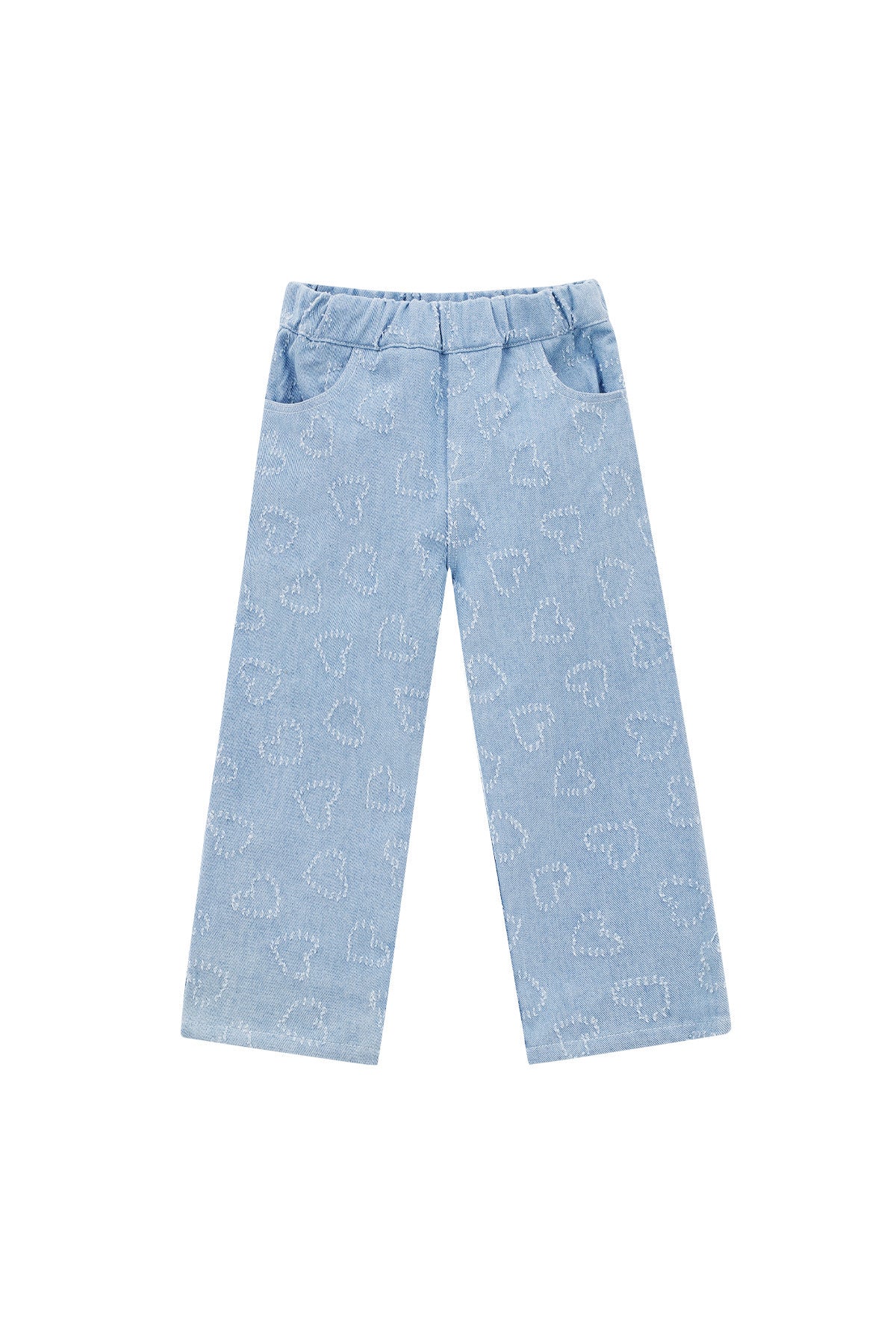 Cotton Denim Vrouwen Rechte Casual Broek 