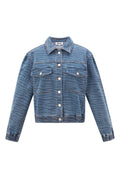 Stijlvolle Blauwe Denim Jasje