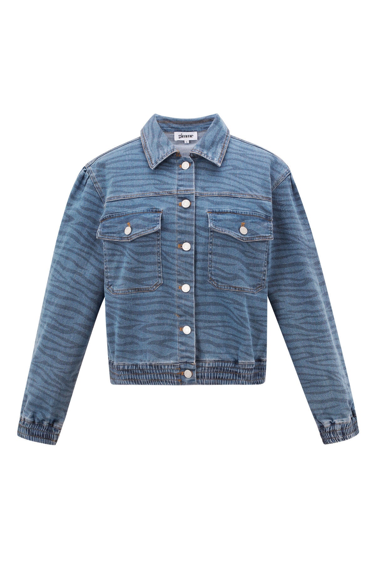 Stijlvolle Blauwe Denim Jasje