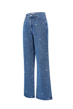 Rechte Jeans Hart Borduurwerk Casual