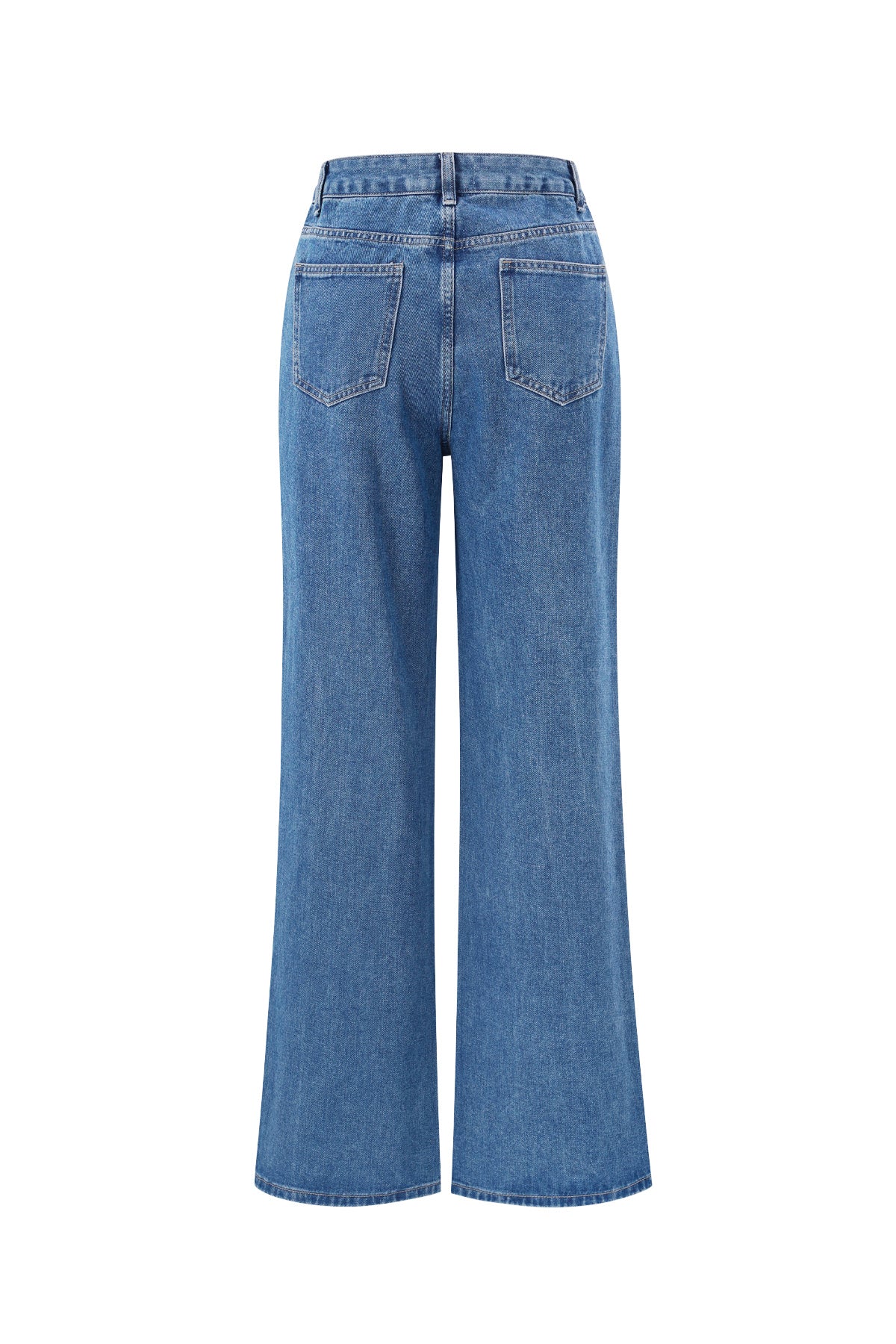 Rechte Jeans Hart Borduurwerk Casual