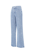 Rechte Jeans Hart Borduurwerk Casual