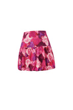 Minirok met Plooien Ontwerp Fuchsia