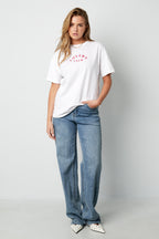 T-shirt Casual Letters
