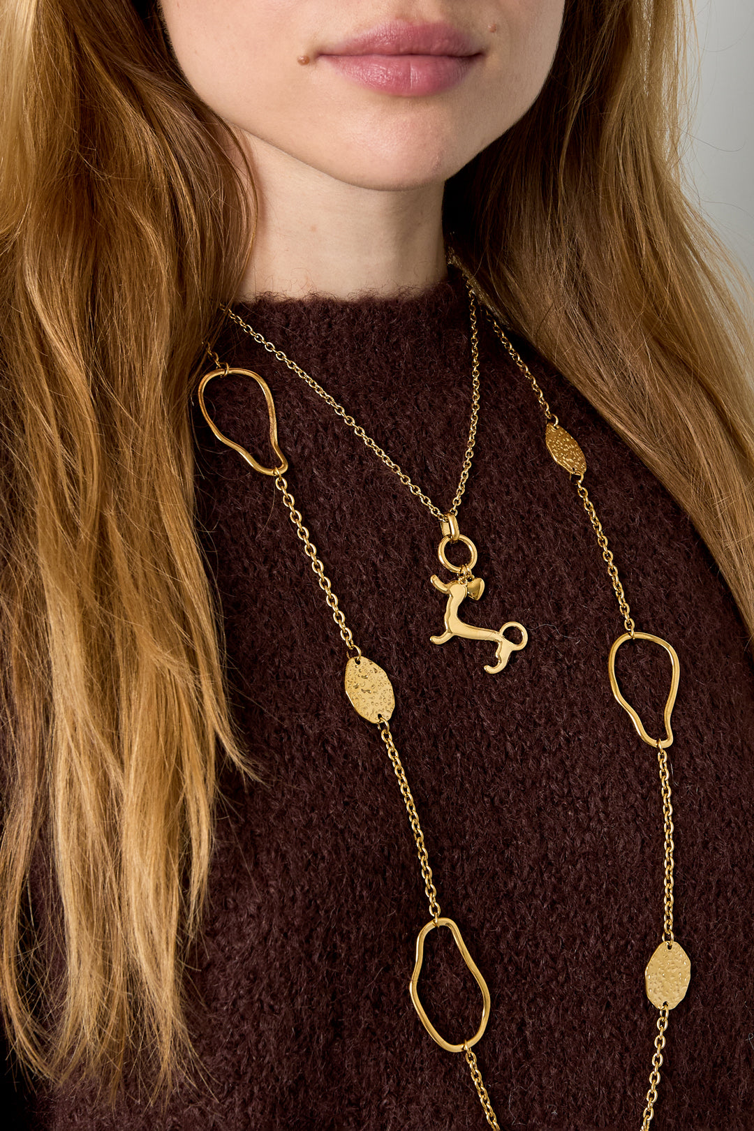 Elegante Hart Hanger Ketting
