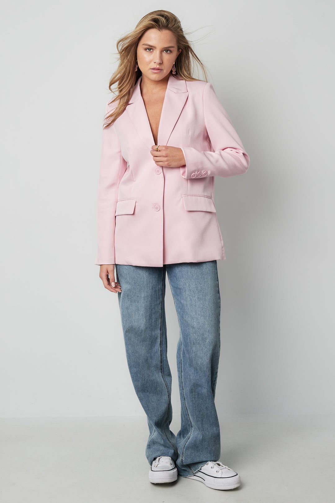 Vrouwen Suit Gesneden Boog Detail