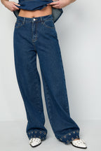 Eyelet Statement Jeans