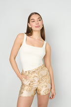 Elegante mouwloze gebreide top voor alle seizoenen