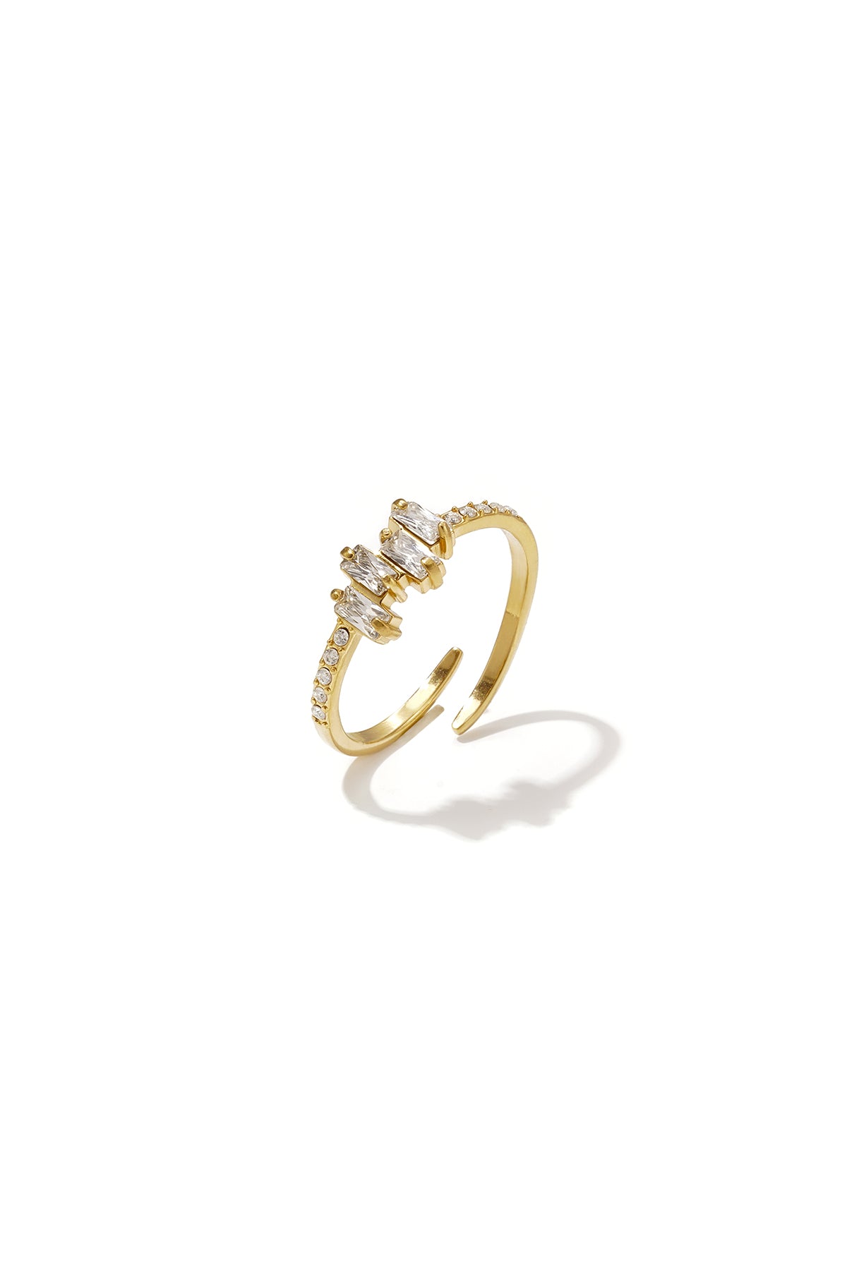 Minimalistische Ringen Met Geometrische Vormen