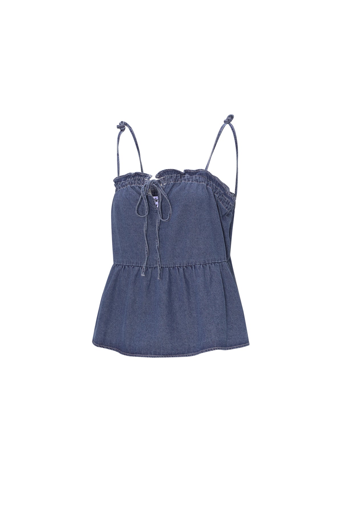 Geweven Denim Vrouwen Casual Top