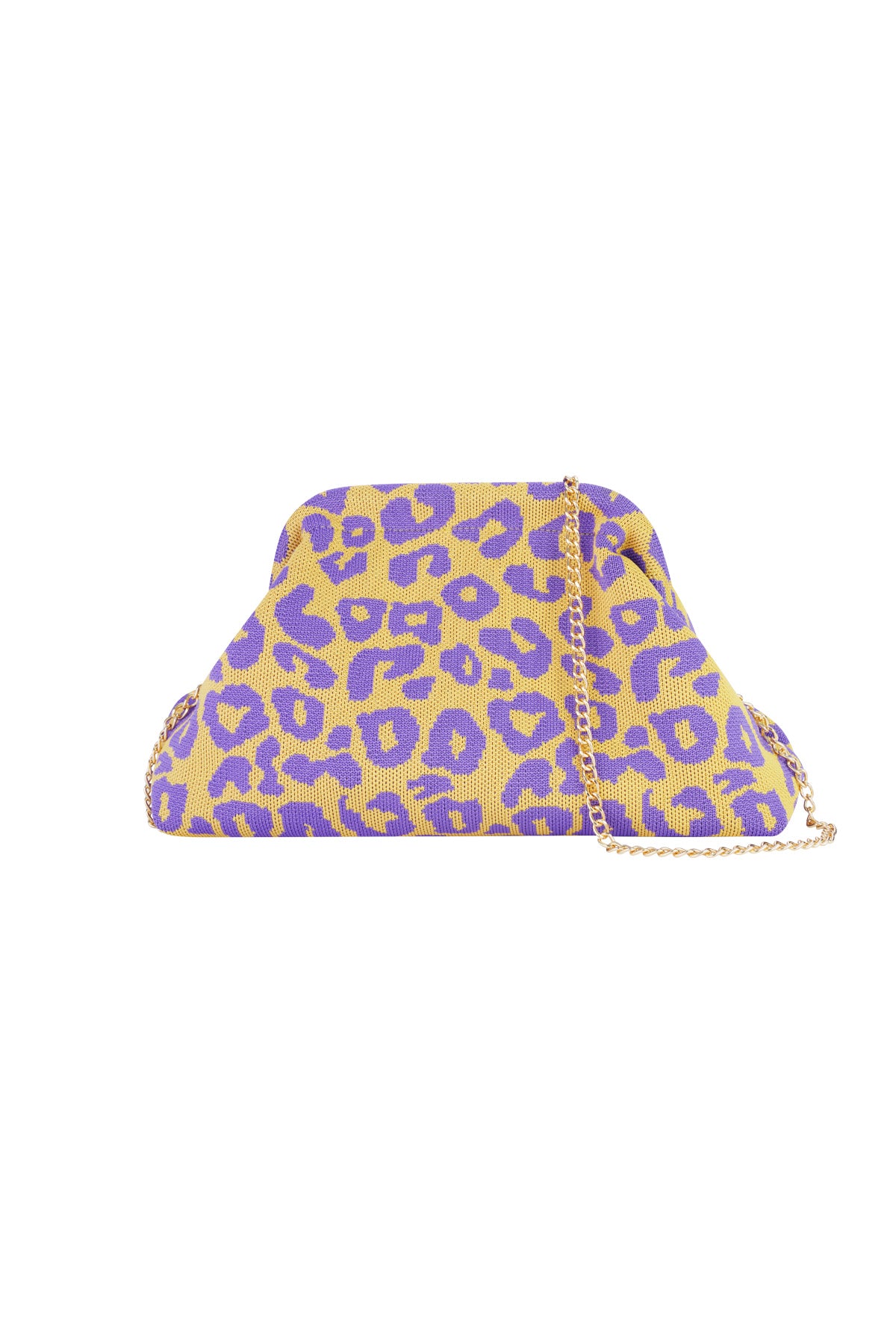 Stylish Leopard Print Half-moon Crossbody Bag