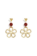 Oorbellen Met Bloemen Hangertjes 