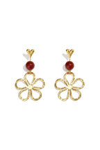 Oorbellen Met Bloemen Hangertjes 