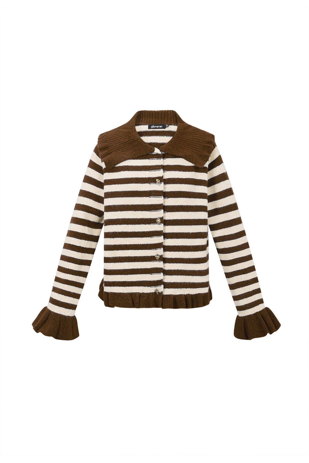 Gebreide Cardigan Casual Strepen