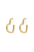 Hart Clip Oorbel