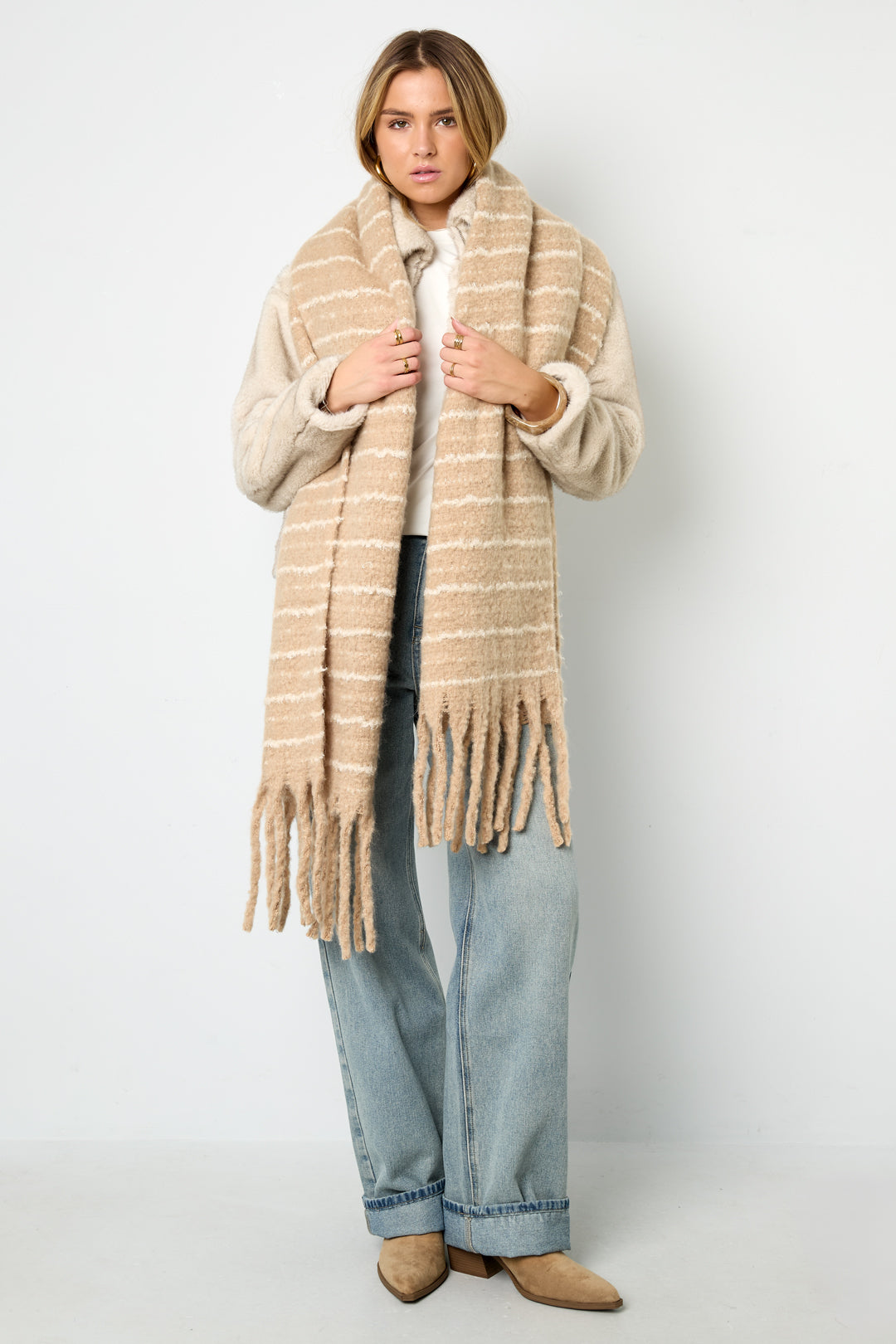 Zachte Polyester Wintersjaal
