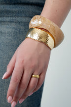 Elegante Goudkleurige Onregelmatige Armband