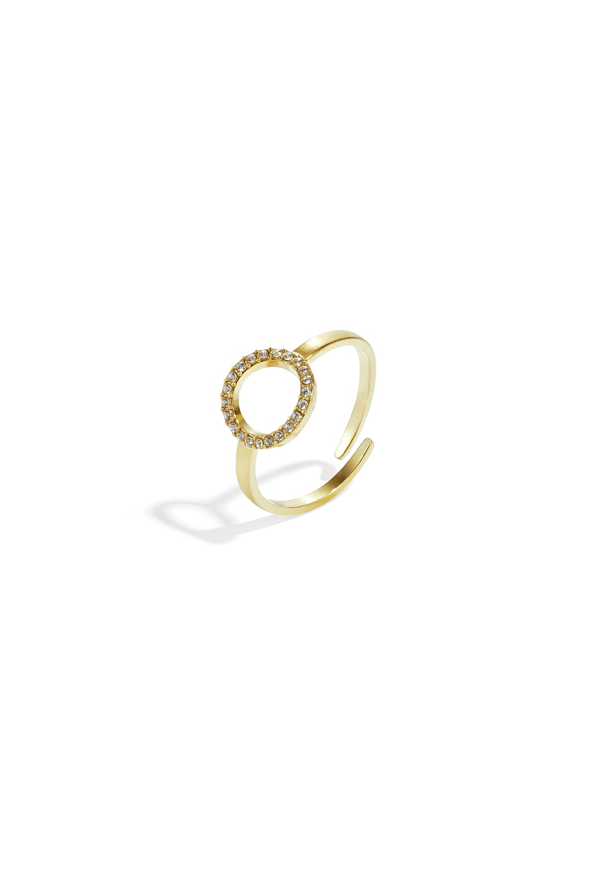 Roestvrijstalen Minimalistische Cirkel Ringen 