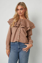 Elegante Blouse met Ruches