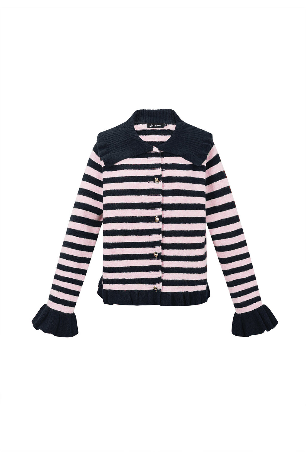 Gebreide Cardigan Casual Strepen
