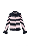 Gebreide Cardigan Casual Strepen