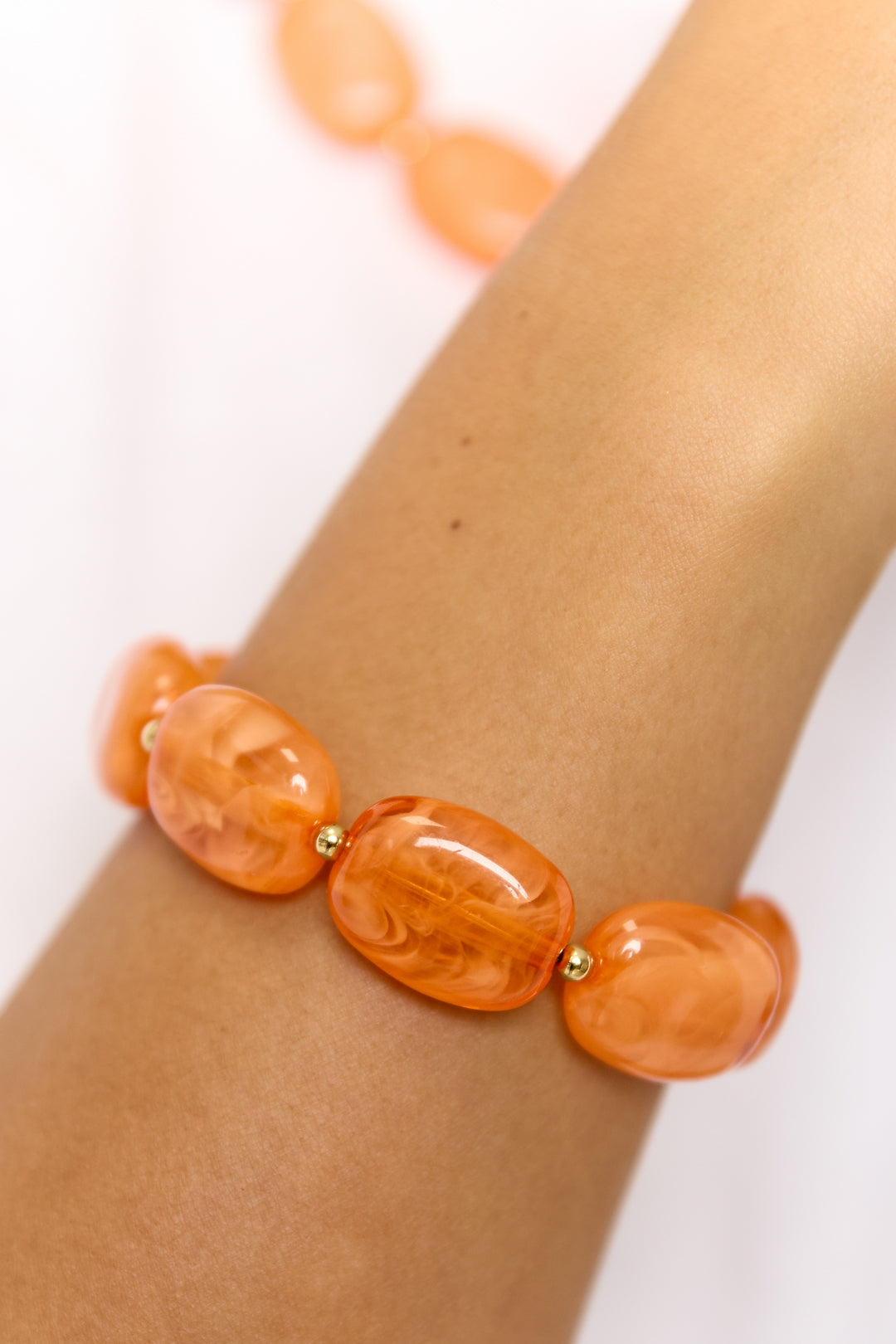 Armband Met Squoval Kralen