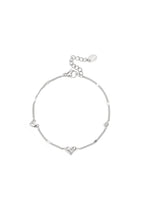Armband Met Hartjes En Steentjes Patroon