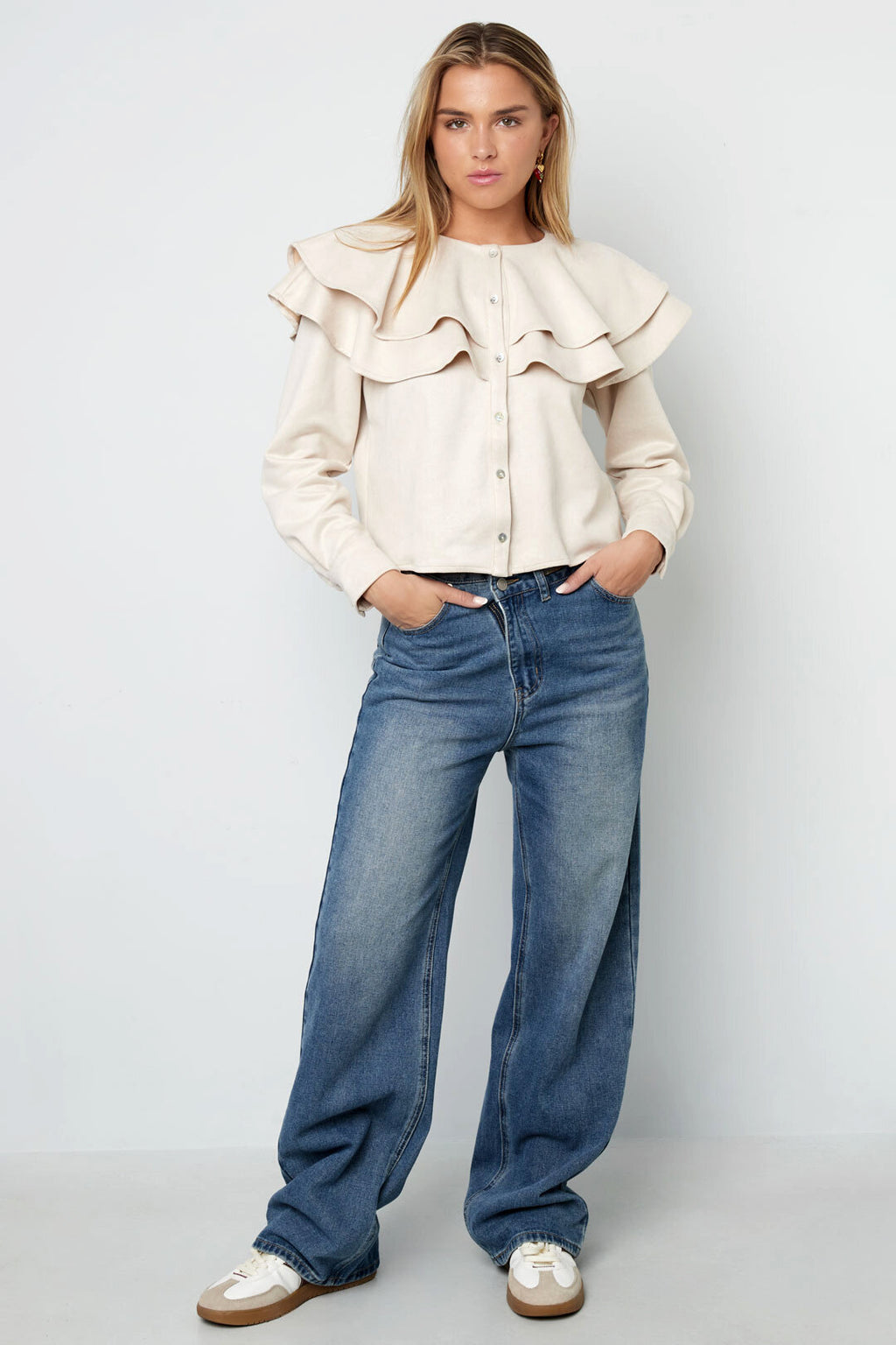 Elegante Blouse met Ruches