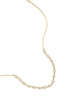 Ketting Met Ronde Zirkonia Steentjes