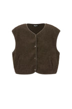 Gimme Women's Woven Casual Vest for Fall/Winter