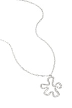 Ketting Met Hangende Bloemcharm