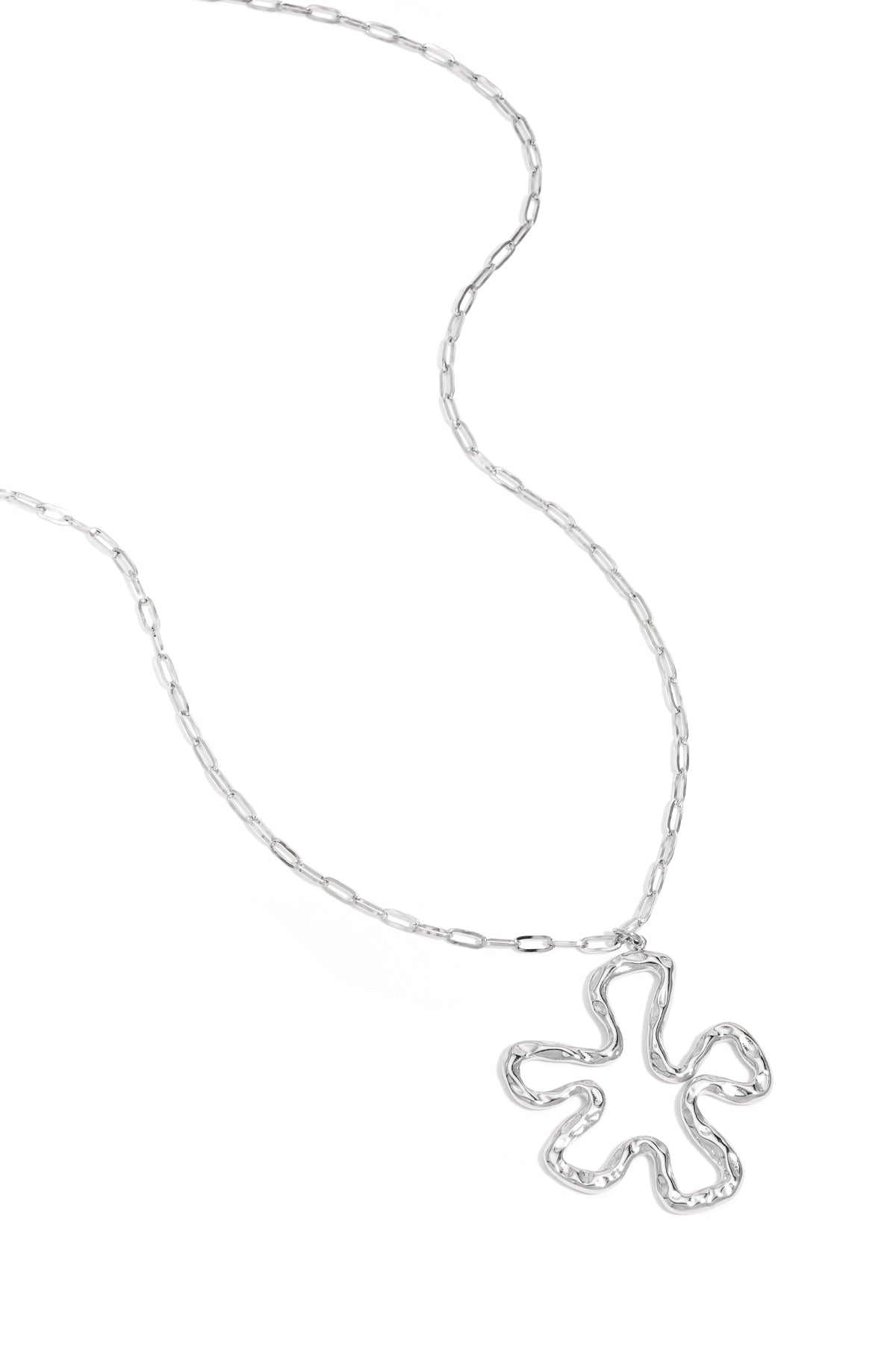 Ketting Met Hangende Bloemcharm
