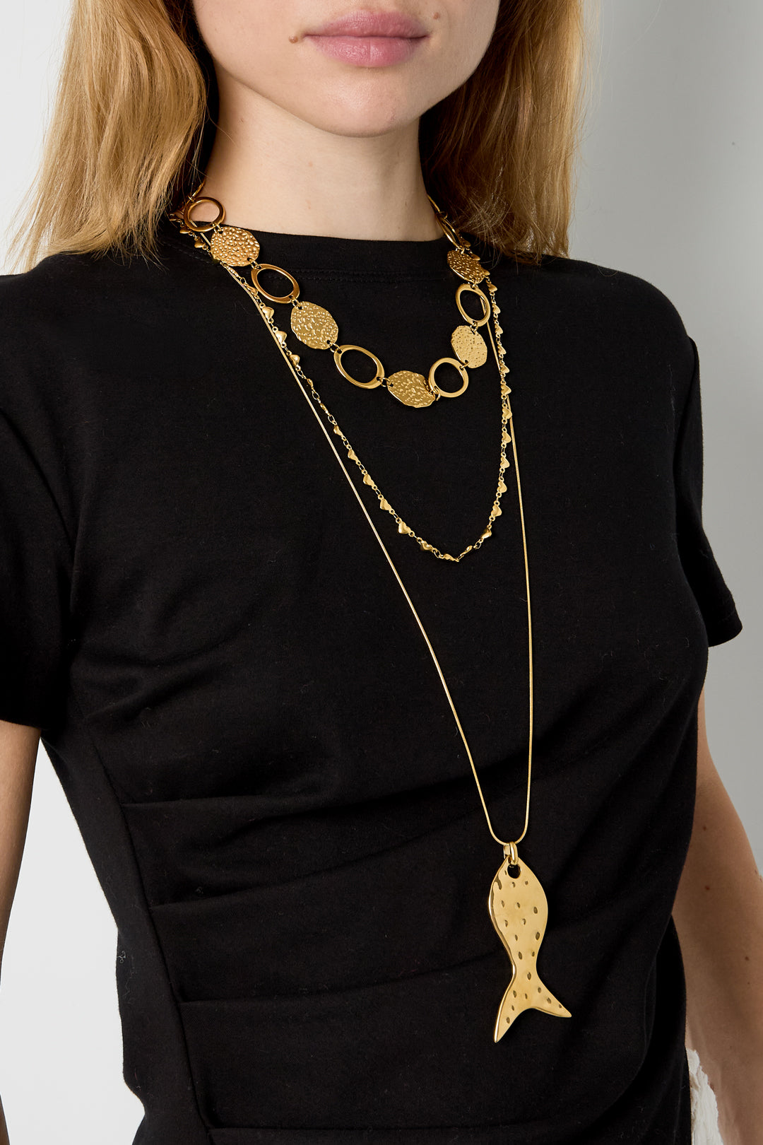 Lange Ketting Met Vismotief