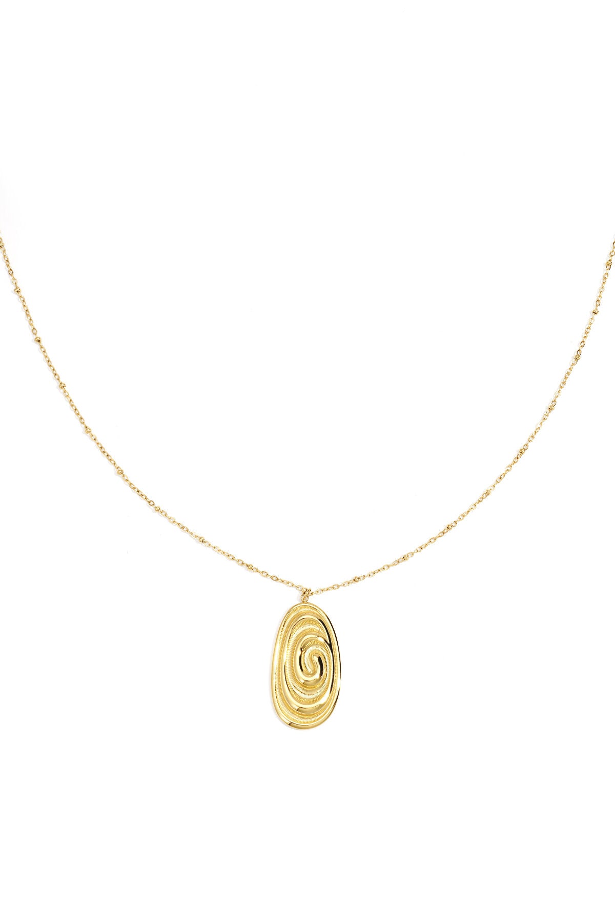 Elegante Lange Gouden Halsketting