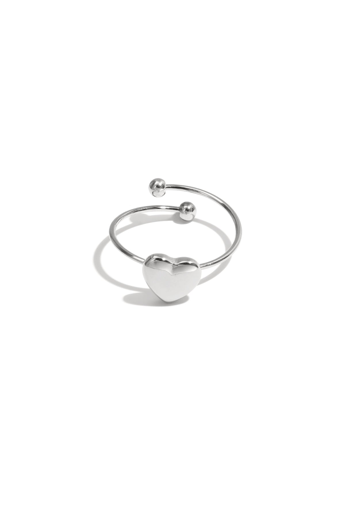 Elegant Minimalist Hart Ring