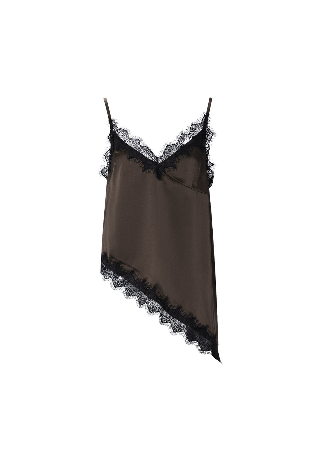 Sexy Tank Top met Kanten Paneel
