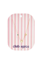 Ketting Met Klavertjes En Gekleurd Steentje