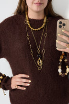 Elegante Gouden Lange Ketting
