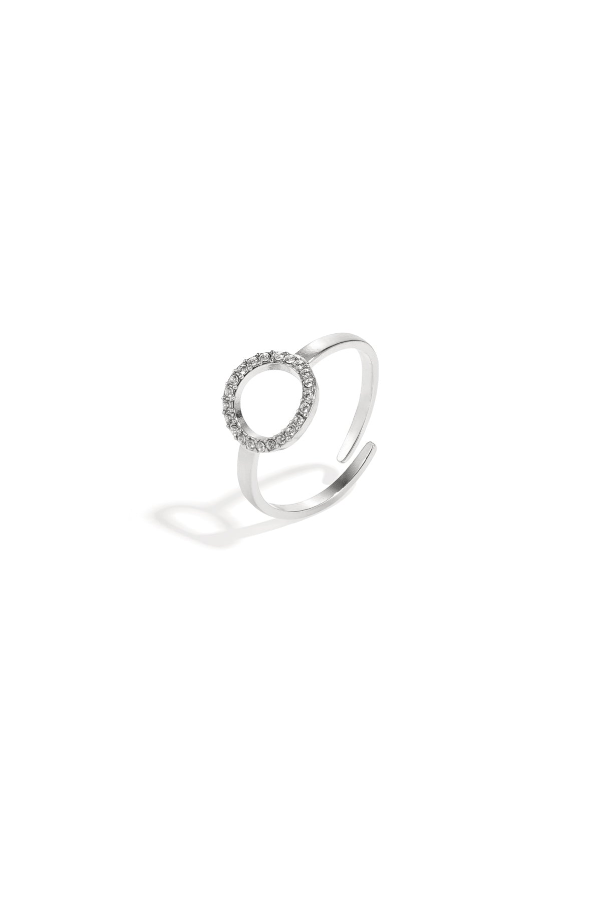 Roestvrijstalen Minimalistische Cirkel Ringen 