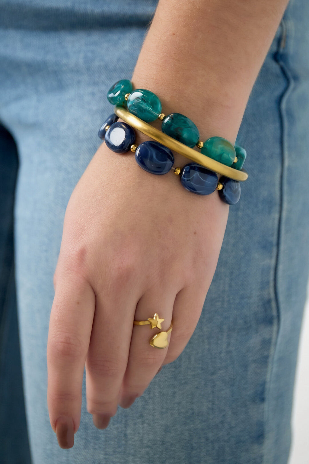 Stijlvolle Acryl Kralenarmbanden