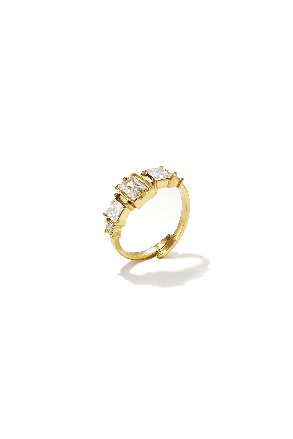 Minimalistische Ringen Met Geometrische Vormen