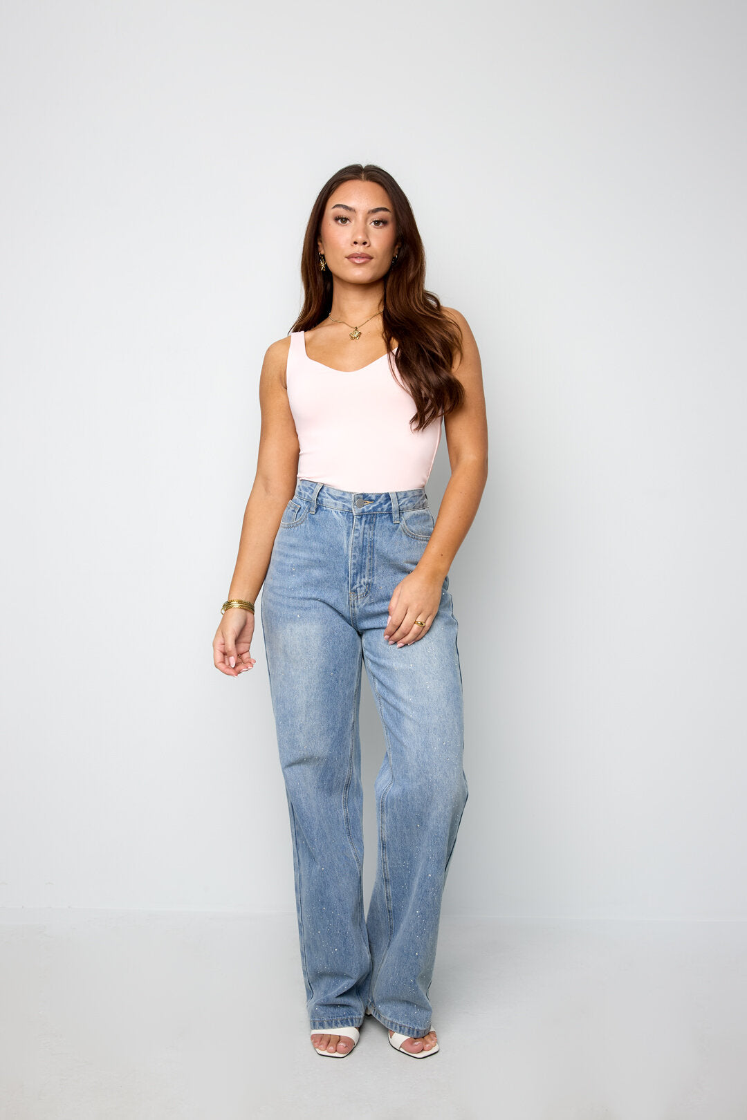 Zachte Geknakte Tanktop