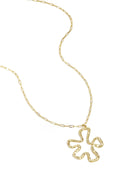 Ketting Met Hangende Bloemcharm