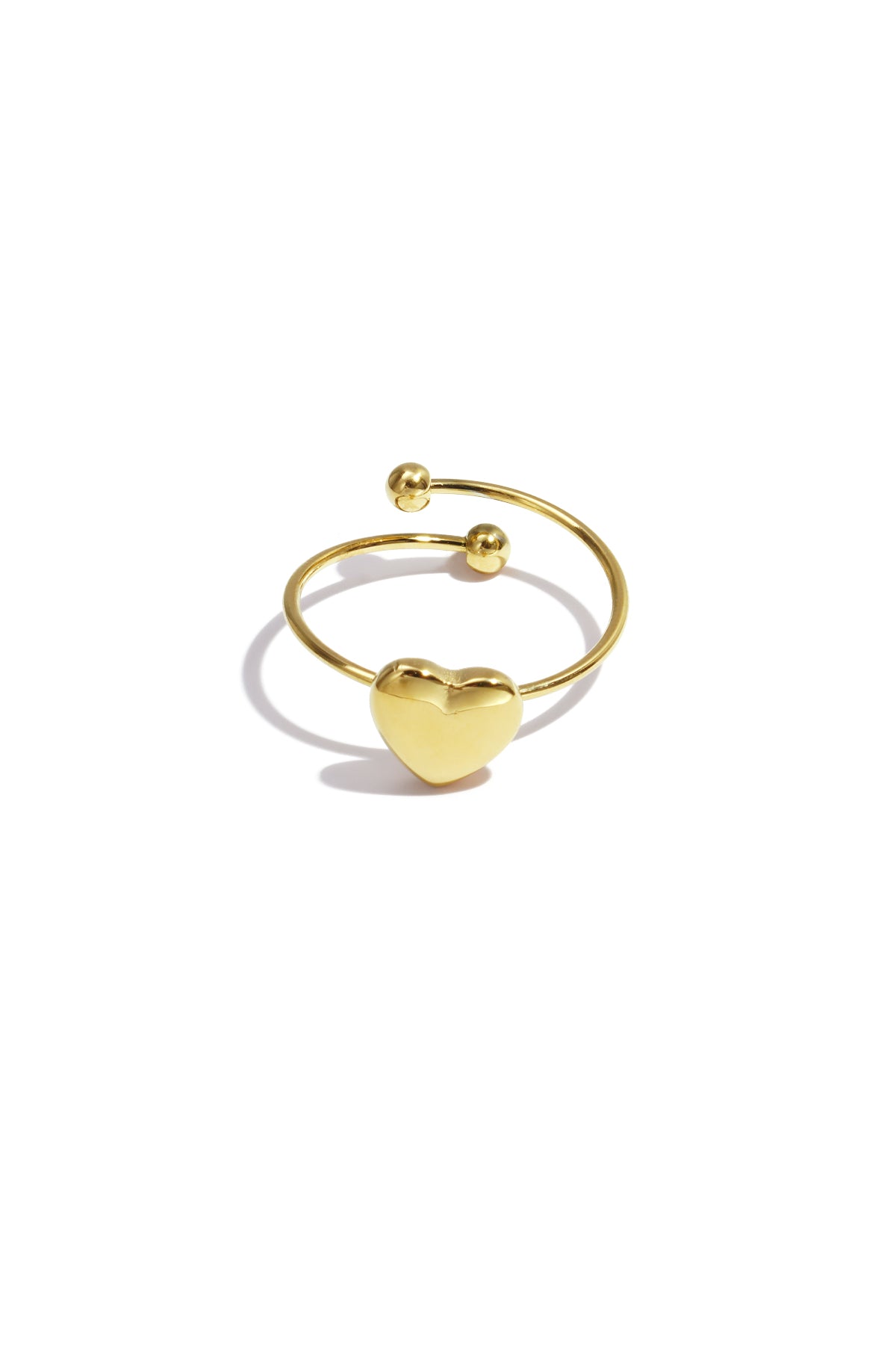 Elegant Minimalist Hart Ring