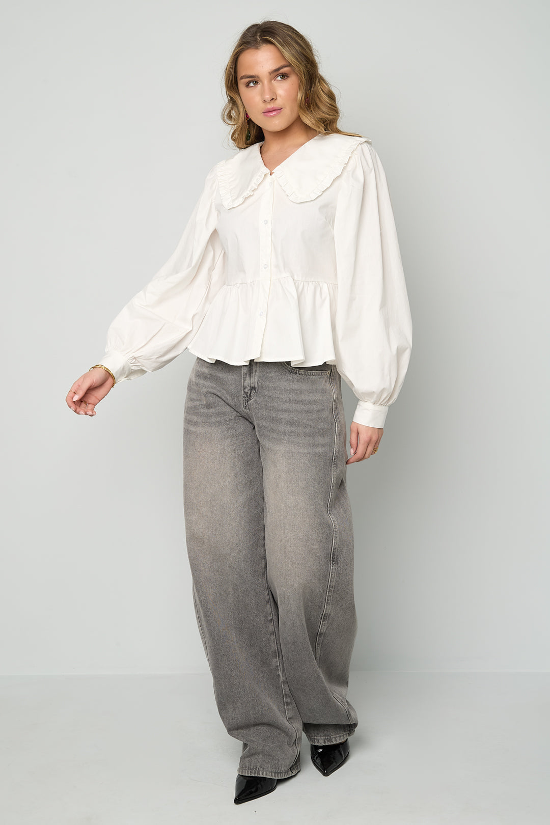Katoenen Blouses En Overhemden