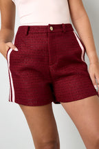 Elegant Plaid Shorts