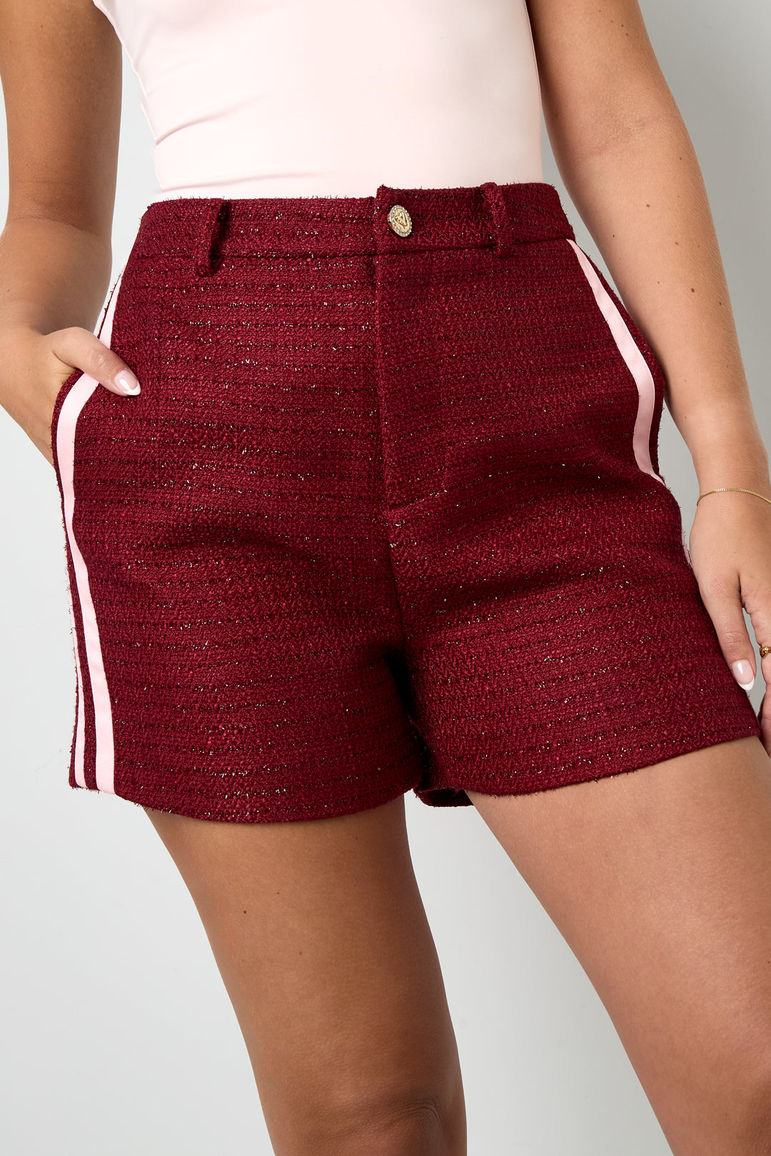 Elegant Plaid Shorts