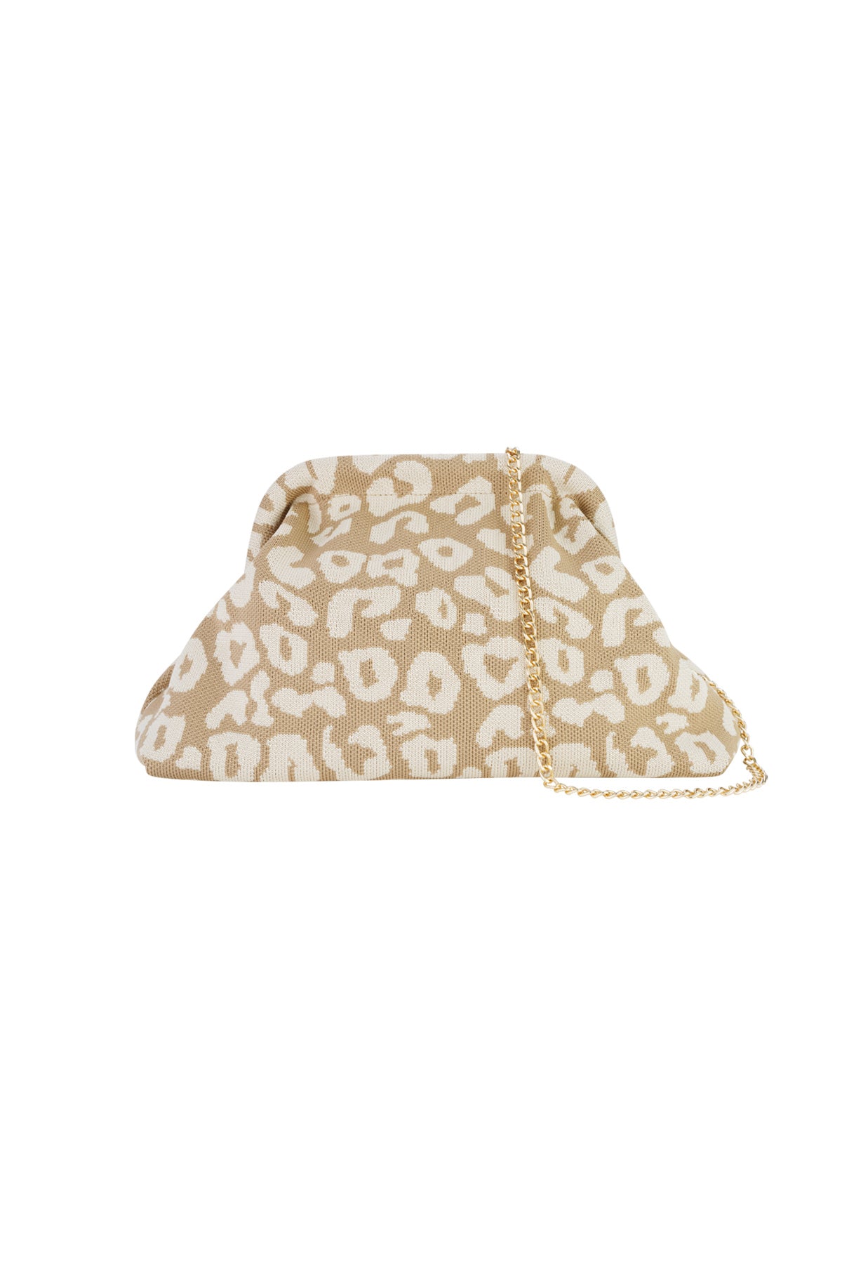Stylish Leopard Print Half-moon Crossbody Bag